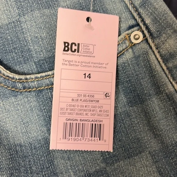 Wild fable blue plaid mini skirt - Picture 3 of 3